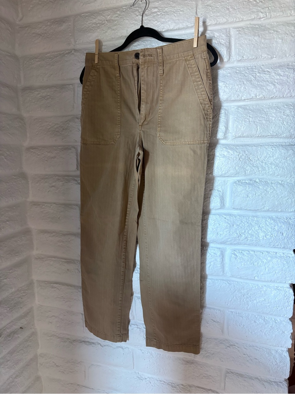 Madewell Khaki Straight-Leg Chinos - Tan